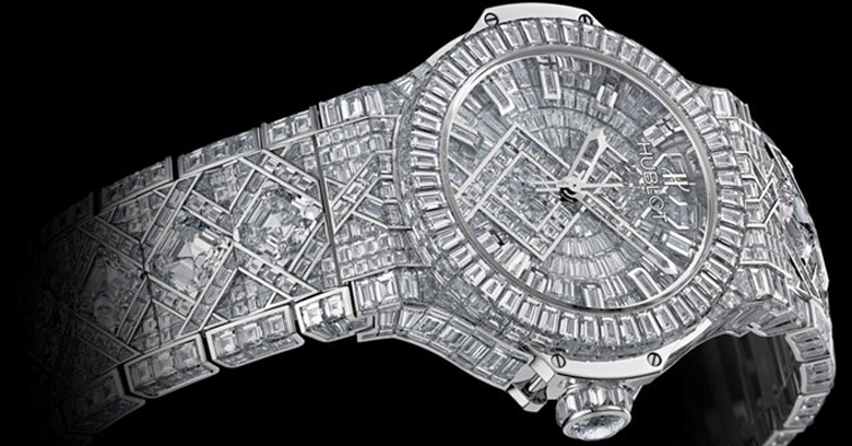 montre diamant de luxe 5 millions de dollars hublot big bang