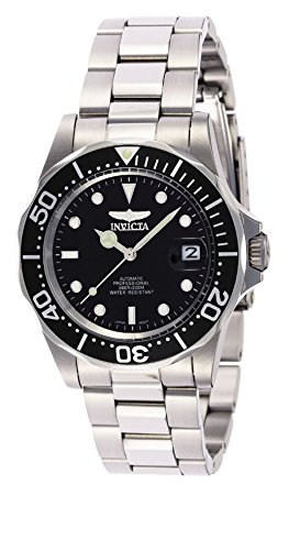 Meilleures ventes de montres Invicta Pro Diver Montre-bracelet analogique pour hommes avec bracelet en acier inoxydable