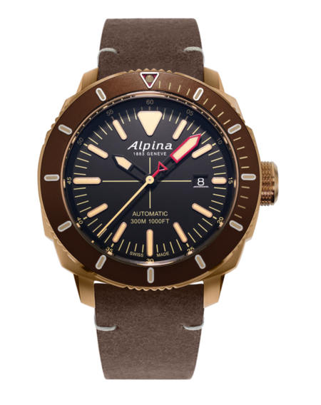 Montre bracelet cuir 2000 euros - ALPINA SEASTRONG DIVER